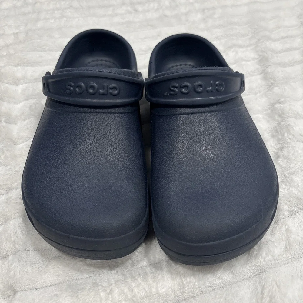 Crocs‎ at Work Unisex Women's 11 Men's 9 Iconic Crocs Comfort Blue